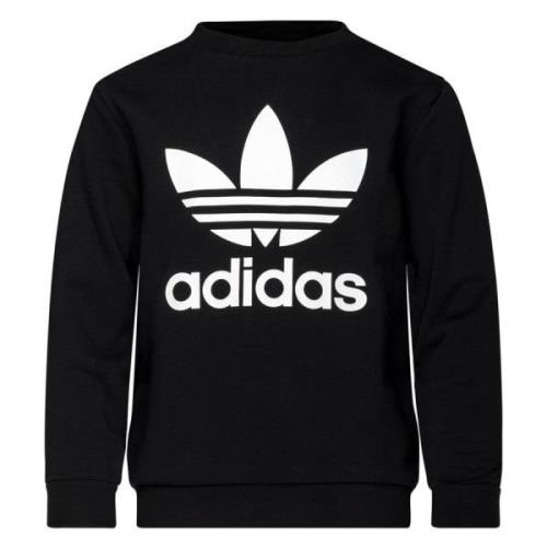 adidas Originals Sweatshirt Trefoil - Sort/Hvid Børn