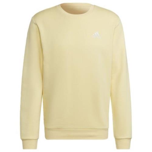 adidas Sweatshirt Feelcozy - Gul/Hvid