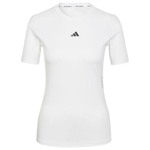 adidas Trænings T-Shirt Techfit - Hvid/Sort Kvinde