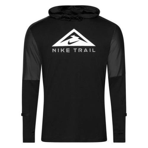 Nike Dri-FIT Trail Hættetrøje - Sort/Grå/Hvid