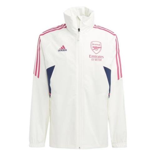 Arsenal Regnjakke Condivo 22 - Hvid/Navy/Pink