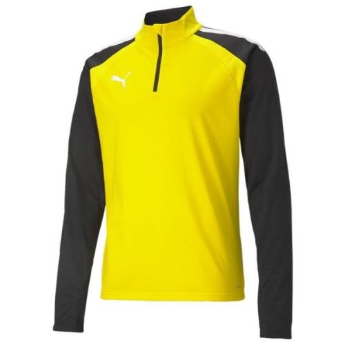 teamLIGA 1/4 Zip Top Cyber Yellow-Puma Black