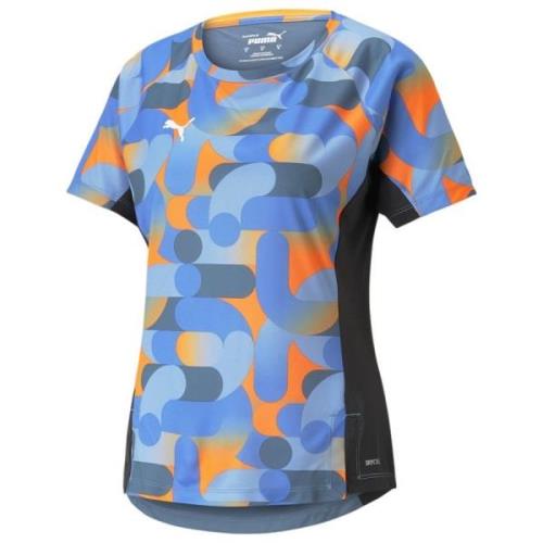 PUMA Trænings T-Shirt IndividualBlaze - Blå/Orange Kvinde
