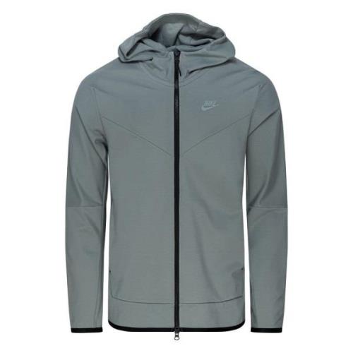 Nike Hættetrøje Tech Fleece Essentials Full Zip Lightweight - Grøn/Sor...