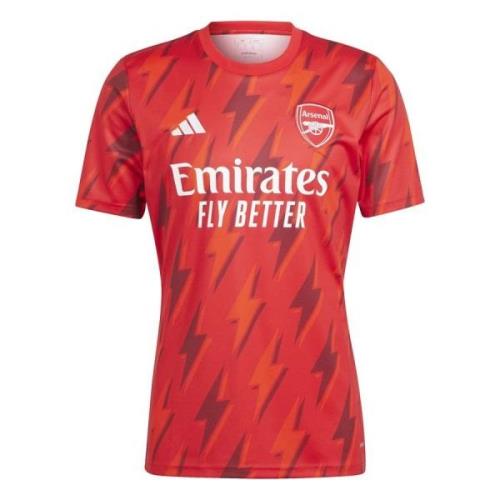 Arsenal Trænings T-Shirt Pre Match - Rød/Hvid Børn