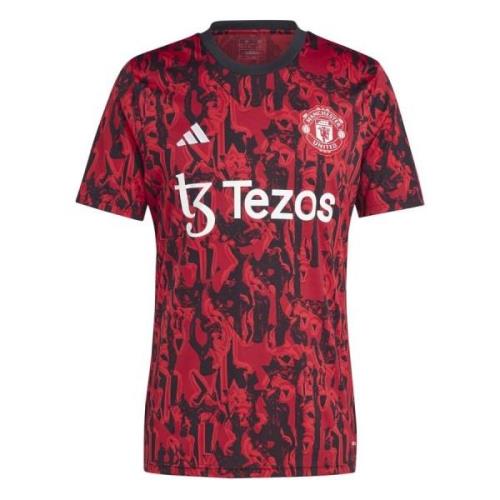 Manchester United Trænings T-Shirt Pre Match - Rød/Sort