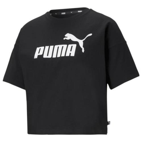 Puma Essentials Logo Cropped Tee Women