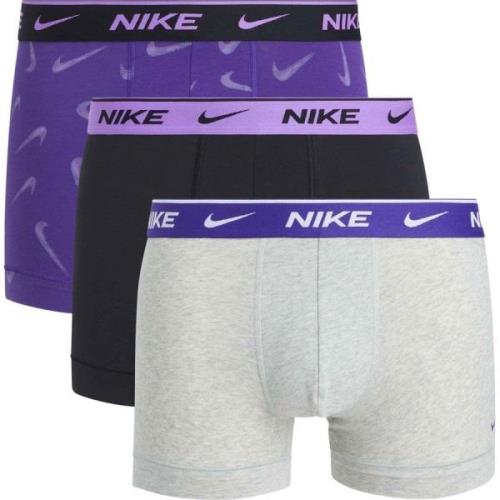 Nike Underbukser Everyday Cotton Stretch 3-Pak - Lilla/Grå