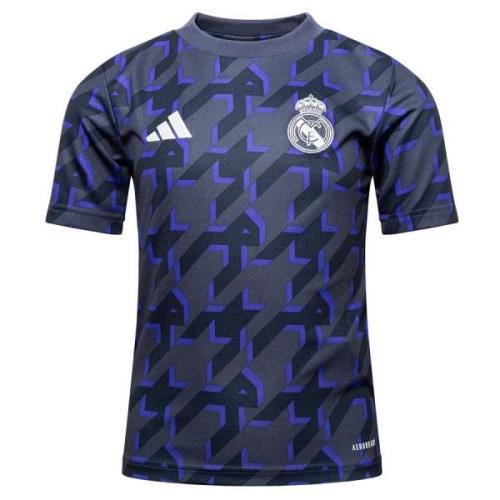 Real Madrid Trænings T-Shirt Pre Match - Blå Børn