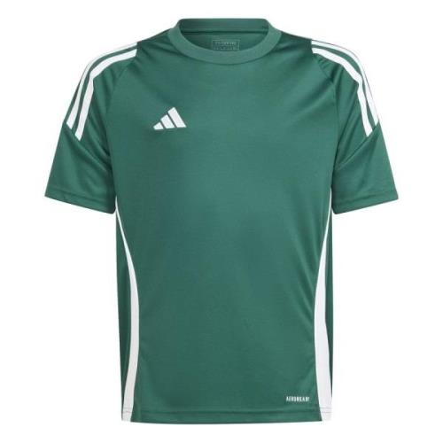 adidas Trænings T-Shirt Tiro 24 - Grøn/Hvid Børn