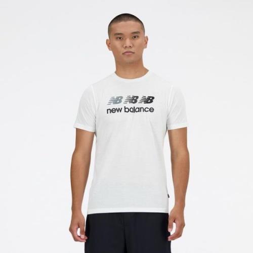 New Balance Løbe T-Shirt Heathertech - Hvid