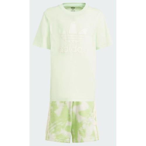 Adidas Original Summer Allover Print Shorts and Tee sæt