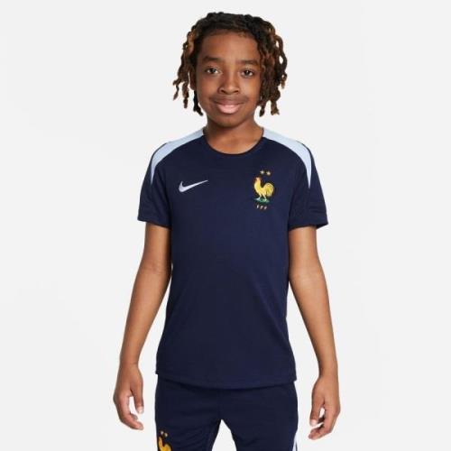 Frankrig Trænings T-Shirt Dri-FIT Strike EURO 2024 - Blå/Blå Børn