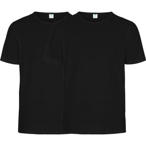 Dovre Økologisk T-Shirt 2-Pak - Sort