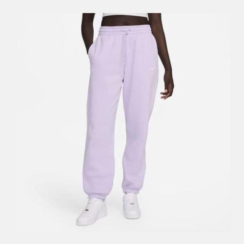 Nike Sweatpants Phoenix Fleece Oversized - Lilla/Hvid Kvinde