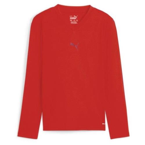 teamGOAL Baselayer Tee LS Jr. PUMA Red-Fast Red
