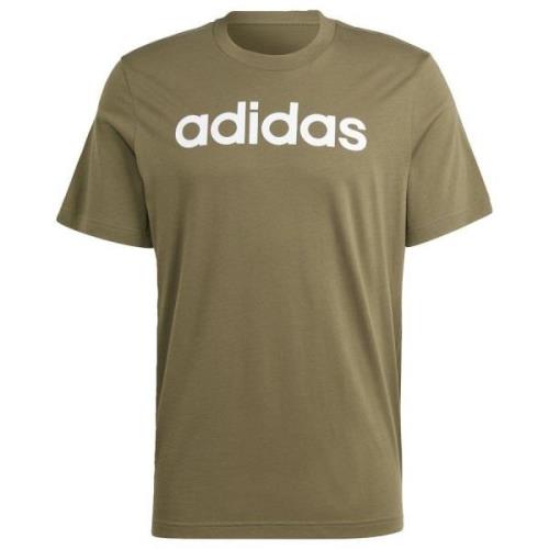 Adidas Essentials Single Jersey Linear Embroidered Logo T-shirt