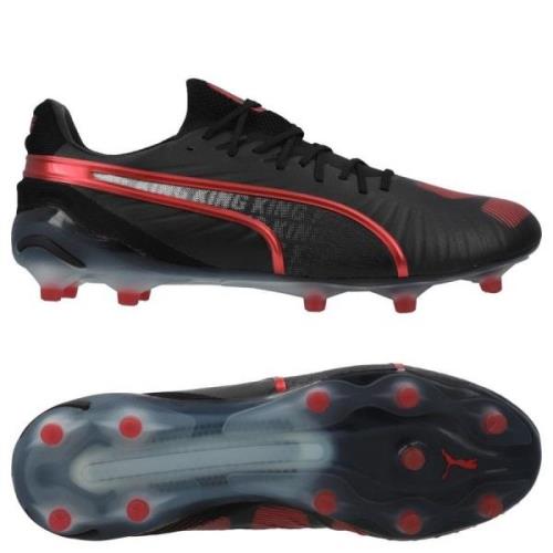 PUMA King Ultimate FG/AG - Sort/Rød LIMITED EDITION