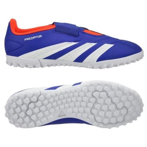 adidas Predator Club Velcro TF Advancement - Blå/Hvid/Rød Børn