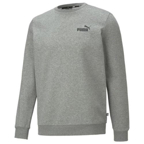 PUMA Sweatshirt Essentials Small Logo Crew Fleece - Grå