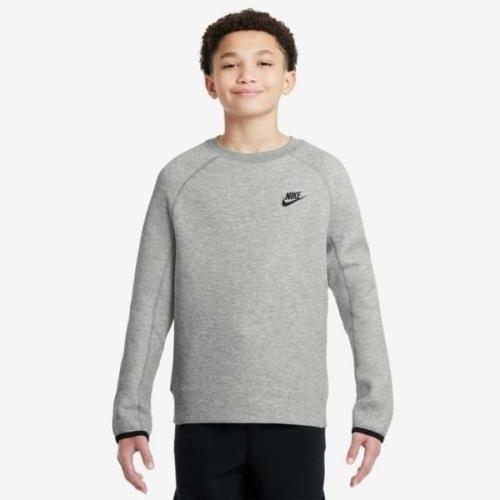 Nike Sweatshirt NSW Tech Fleece 24 - Grå/Sort Børn