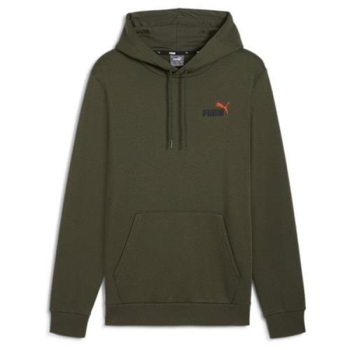 ESS+ 2 Col Small Logo Hoodie FL Dark Olive