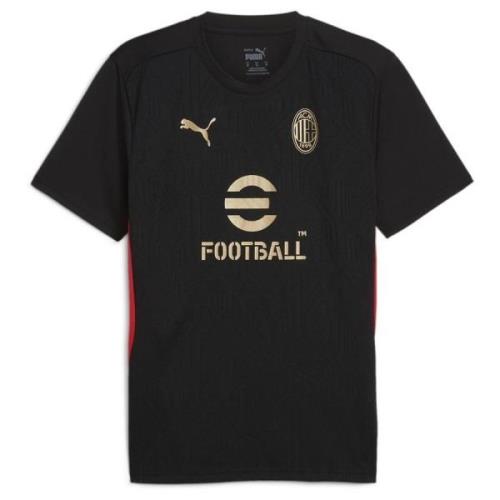 Milan Trænings T-Shirt - Sort/Rød