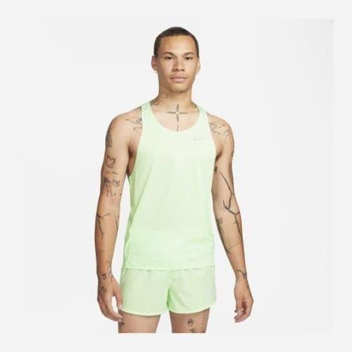 Nike Tank Top Dri-FIT Running - Grøn/Sølv