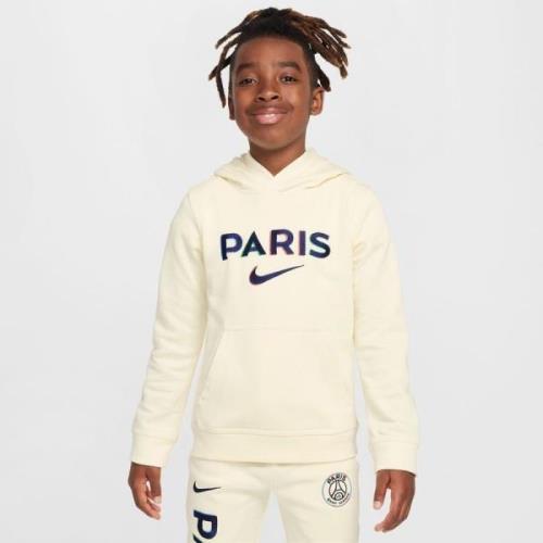 Paris Saint-Germain Hættetrøje NSW Club Pullover GX - Hvid/Navy Børn