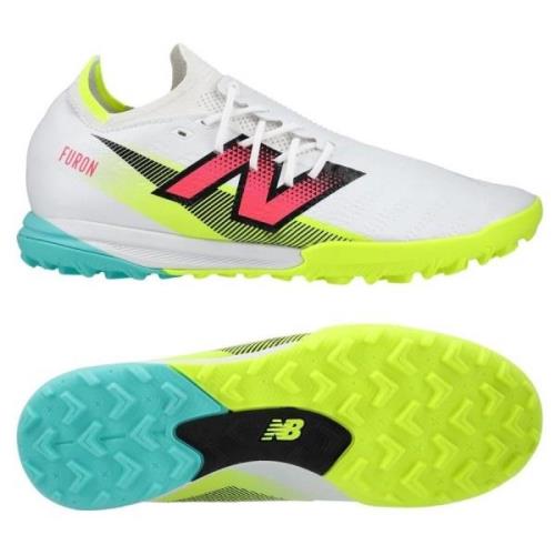 New Balance Furon V7 Pro TF - Hvid/Lilla/Neon