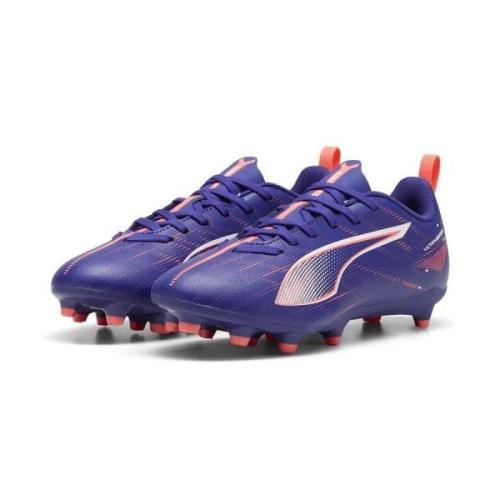 PUMA Ultra 5 Play FG/AG Formula - Lilla/Hvid/Pink Børn