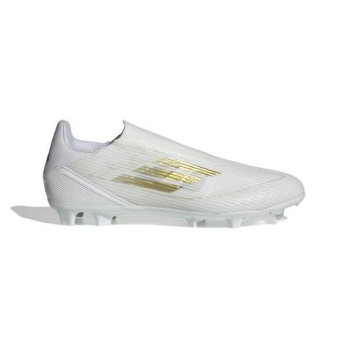 adidas F50 League Laceless FG/AG Day Spark - Hvid/Guld/Hvid