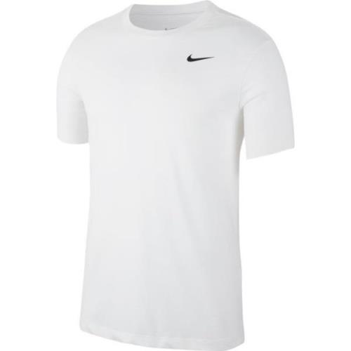 Nike Trænings T-Shirt Dri-FIT Solid Crew - Hvid/Sort