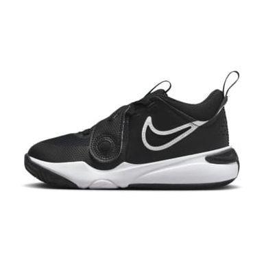 Nike Team Hustle D 11 Little Kids' BLACK/WHITE