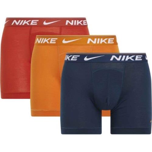 Nike Boxershorts Ultra Comfort Dri-FIT 3-Pak - Blå/Rød/Orange