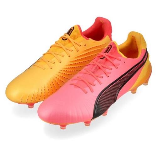 PUMA King Ultimate FG/AG Tricks - Orange/Sort/Pink LIMITED EDITION