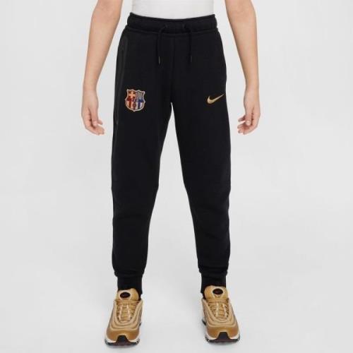 Barcelona Sweatpants NSW Tech Fleece - Sort/Guld Børn