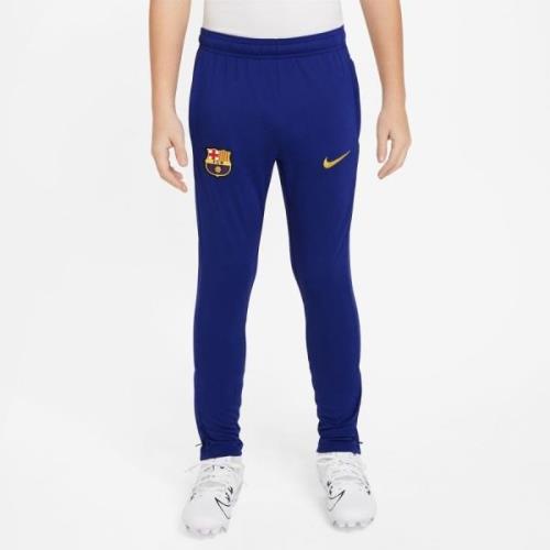 Barcelona Træningsbukser Dri-FIT Academy Pro - Navy/Gul Børn