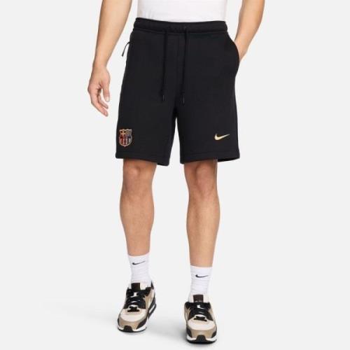 Barcelona Træningsshorts NSW Tech Fleece - Sort/Guld