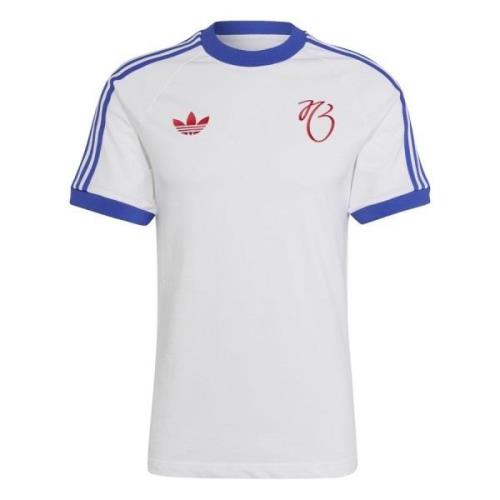 adidas T-Shirt 3-Stripes Jude Bellingham - Hvid/Blå