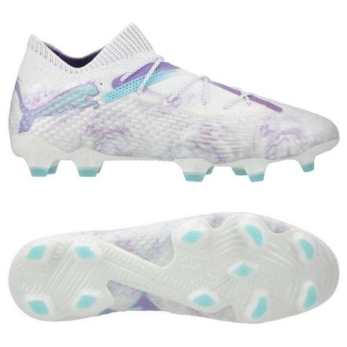 PUMA Future 7 Ultimate FG/AG Brilliance - Hvid/Sort/Lilla Kvinde LIMIT...