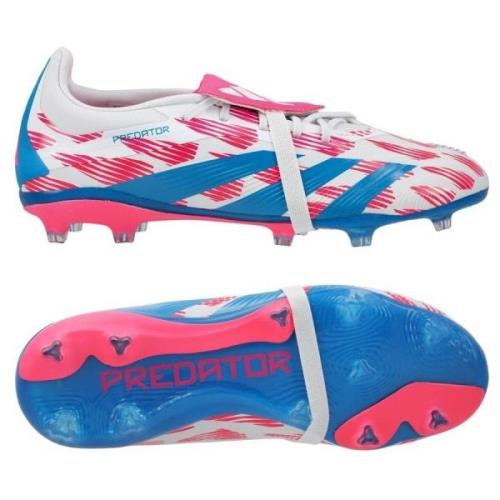 adidas Predator Elite Fold-over Tongue FG Reemergence - Hvid/Blå/Pink ...