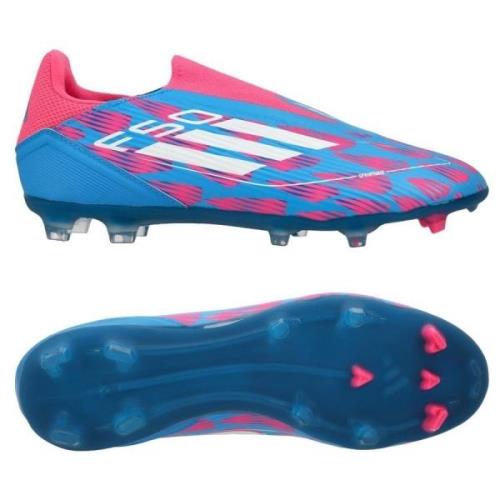 adidas F50 League Laceless FG/AG Reemergence - Blå/Hvid/Pink