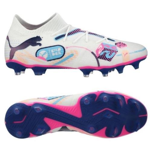 PUMA Future 7 Match FG/AG Volume Up - Hvid/Blå/Pink/Orange/Blå