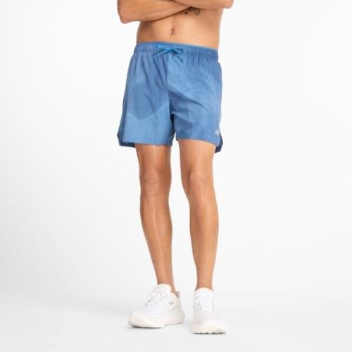 New Balance Løbeshorts RC Printed 5'' - Blå