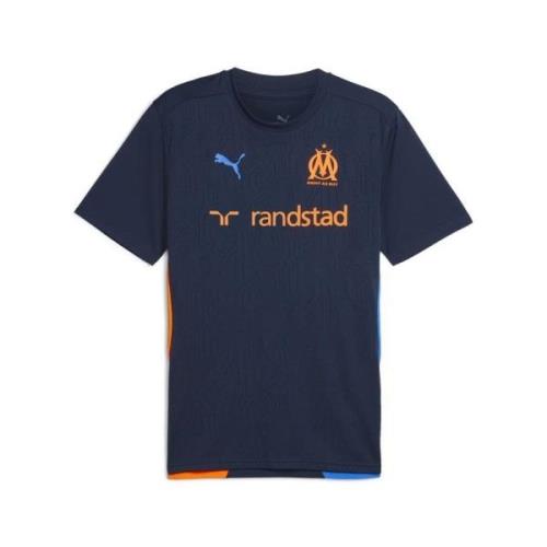 Marseille Trænings T-Shirt - Navy/Orange