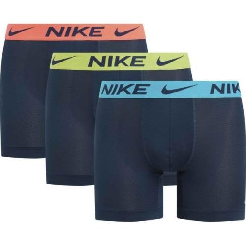 Nike Boxershorts Dri-FIT Advanced Micro 3-Pak - Navy/Gul/Turkis/Pink