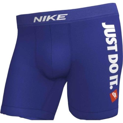 Nike Boxershorts Dri-FIT Just Do It 1-Pak - Blå/Hvid