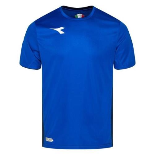 Diadora Trænings T-Shirt Equipo - Blå/Hvid